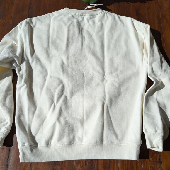 KULE The Pauline Oversized Flower Sweatshirt XS NWT - Cream - Picture 9 of 9